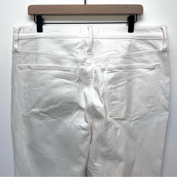 Madewell The High-Rise Slim Boyjean in Tile White Size 32 - Picture 6 of 14